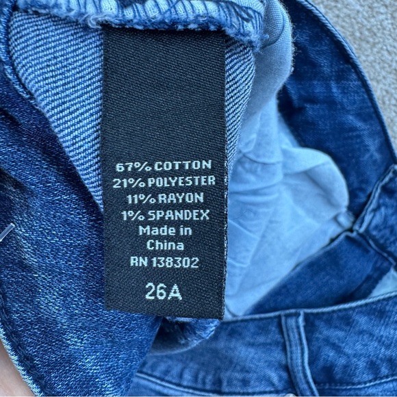 New Avenue Denim Skinny 26 A Blue Denim Women's Jeans Stretch - Picture 12 of 15